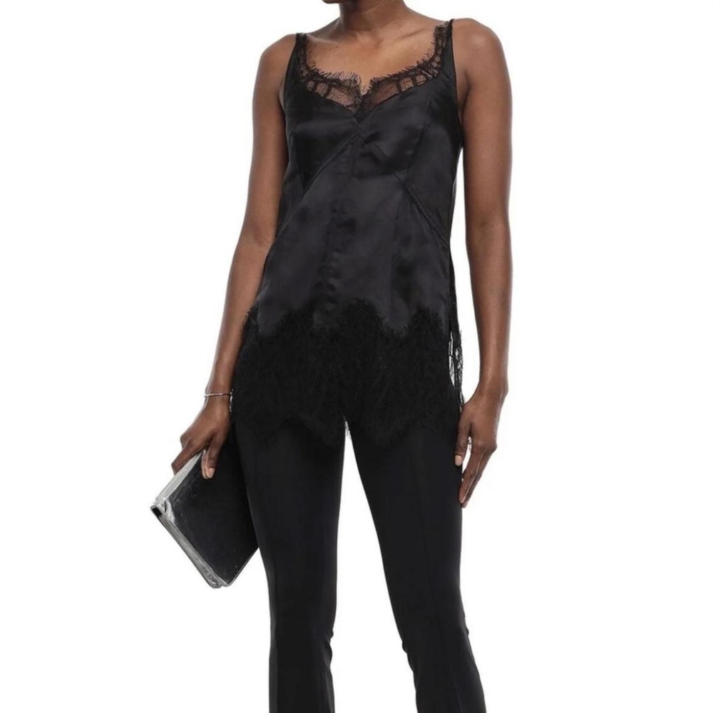 Helmut Lang Lace Slip Camisole Top Size M